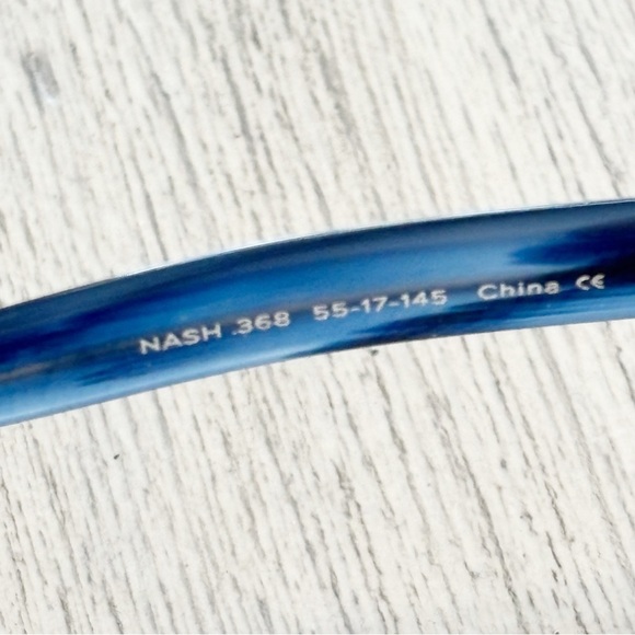 WARBY PARKER Eyeglass NASH 368 55 [] 17 145mm Blue Full Frame FOR FRAMES ONLY - Picture 5 of 6